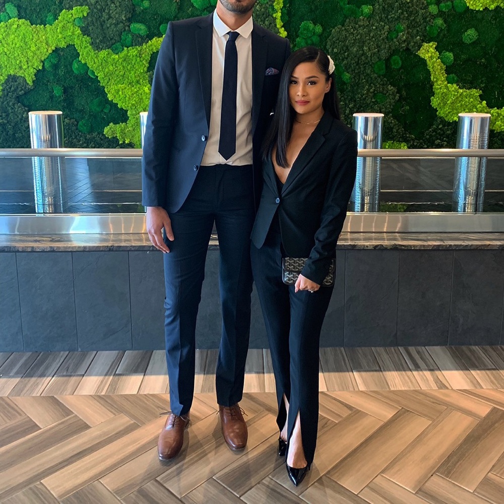 ALEXANDER MCQUEEN Split detail tailored trousers